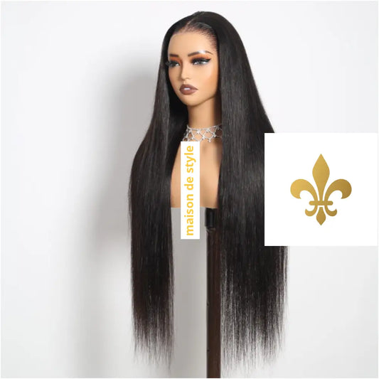 Straight natural Black