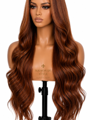 Maison de Style™ Palais Royal Collection – Châtaigne Royale™ | 24” HD Lace Luxury Body Wave Wig | Double Drawn