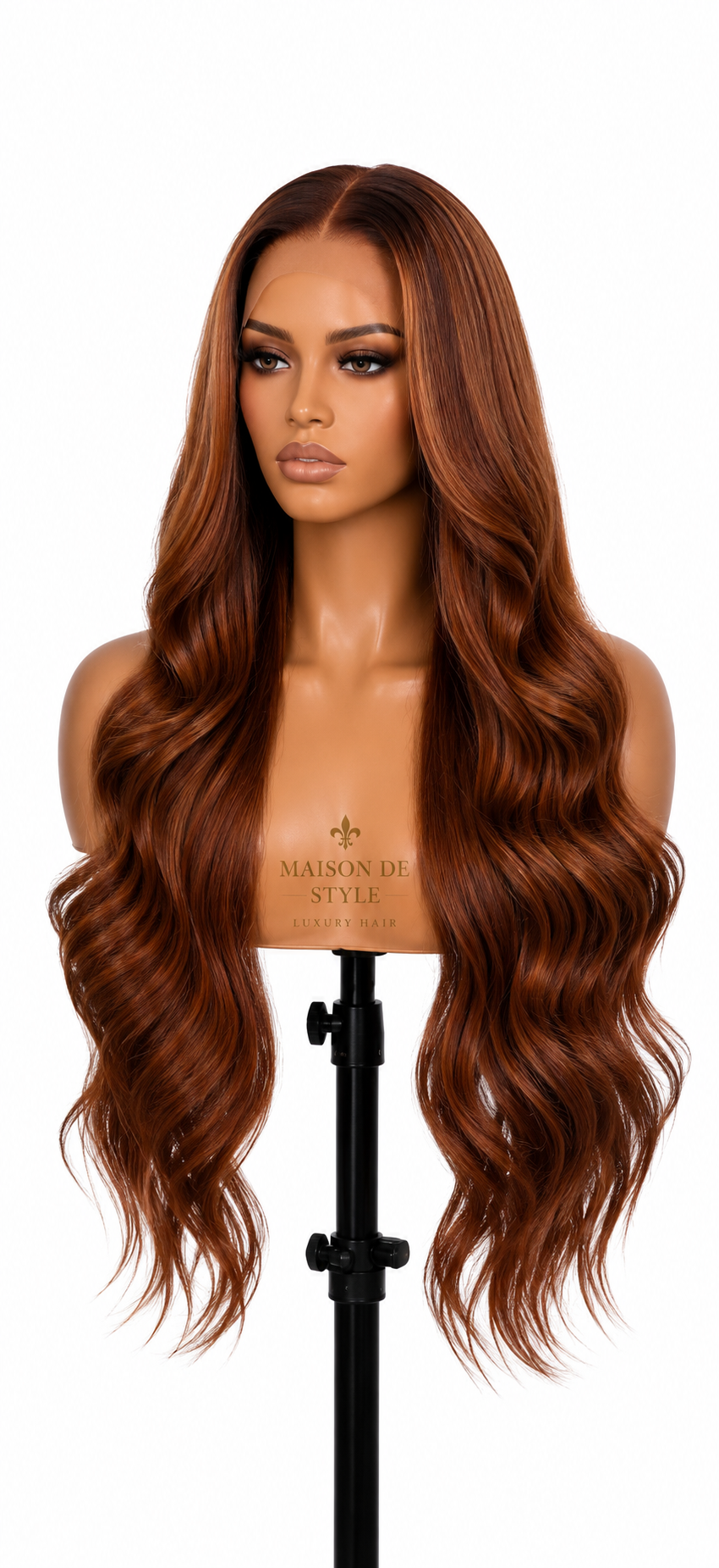 Maison de Style™ Palais Royal Collection – Châtaigne Royale™ | 24” HD Lace Luxury Body Wave Wig | Double Drawn