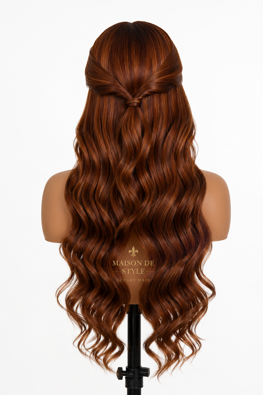 Maison de Style™ Palais Royal Collection – Châtaigne Royale™ | 24” HD Lace Luxury Body Wave Wig | Double Drawn - Image 2