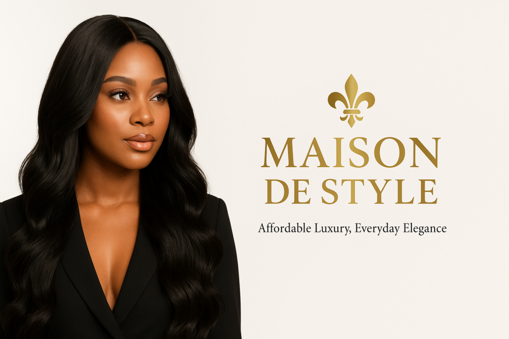 Luxury human hair wig model – Maison de Style Sweden
