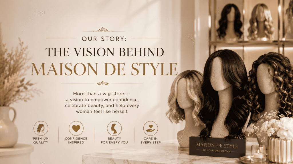 The Vision Behind Maison de Style luxury human hair wigs Sweden