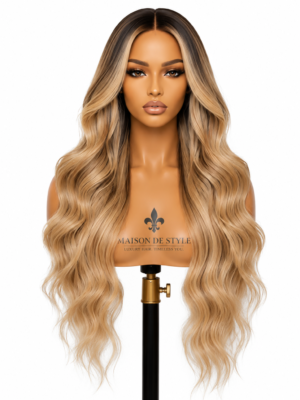 The Heritage™ Creamy Blonde Balayage Wig | 26 Inches | HD Lace | Double Drawn | Paris Heritage Collection