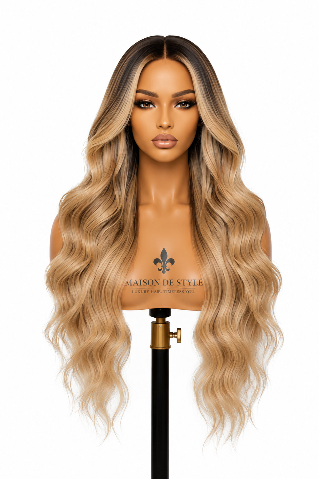 The Heritage™ Creamy Blonde Balayage Wig | 26 Inches | HD Lace | Double Drawn | Paris Heritage Collection
