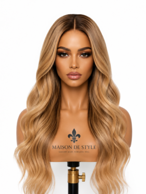 The Heritage™ Scandinavian Honey Blonde Balayage Wig | 26 Inches | HD Lace | Double Drawn | Paris Heritage Collection
