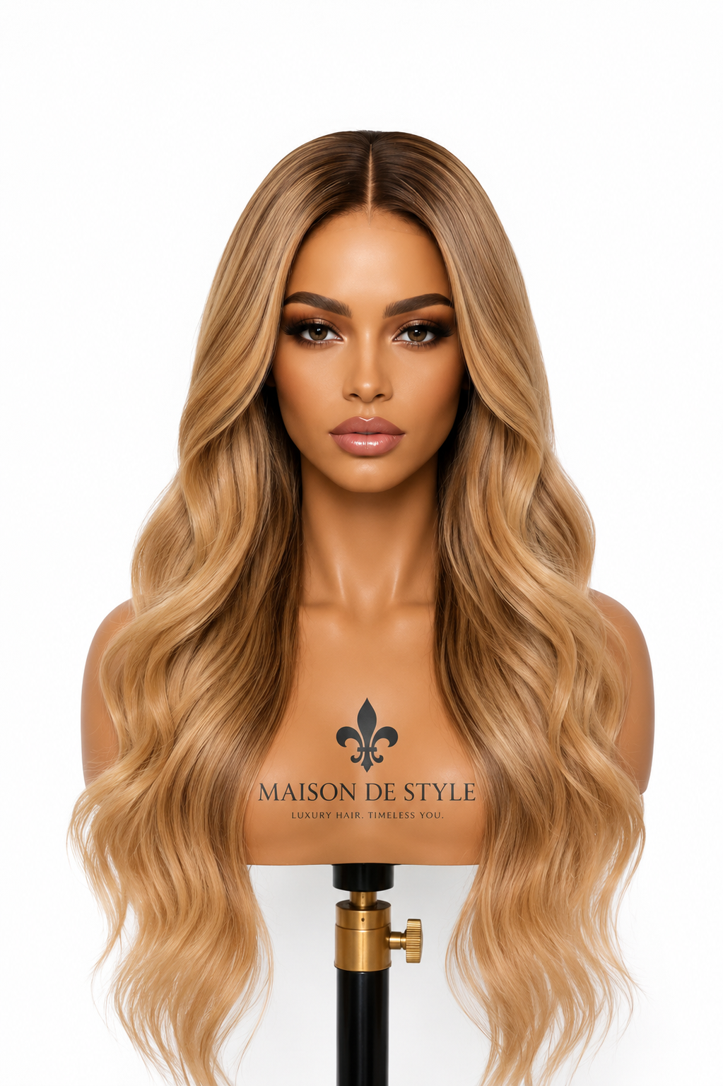 The Heritage™ Scandinavian Honey Blonde Balayage Wig | 26 Inches | HD Lace | Double Drawn | Paris Heritage Collection