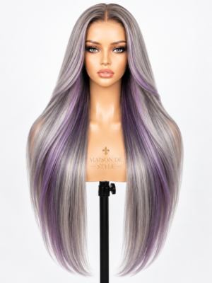 Silver Amethyst™ HD Lace Luxury Straight Human Hair Wig